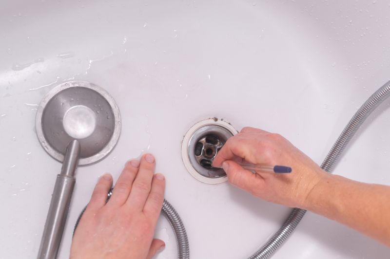 Bathroom Drain Installation detail