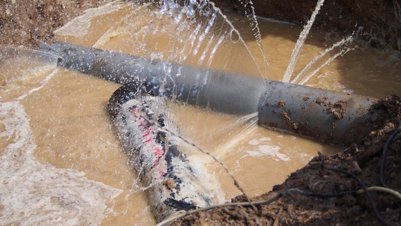 Water Line Repair detail