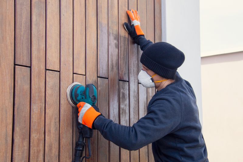 Faux Wood Siding Installation